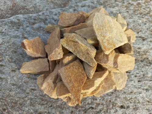 Златолит жёлтый декоративная каменная крошка купить в Чебоксарах