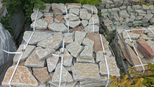 Гранитный плитняк галтованный для парковки купить в Чебоксарах