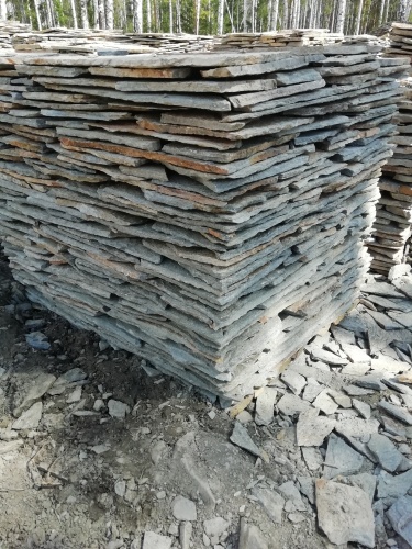 Плитняк златолит Уральский для цоколя, отмостки купить в Чебоксарах